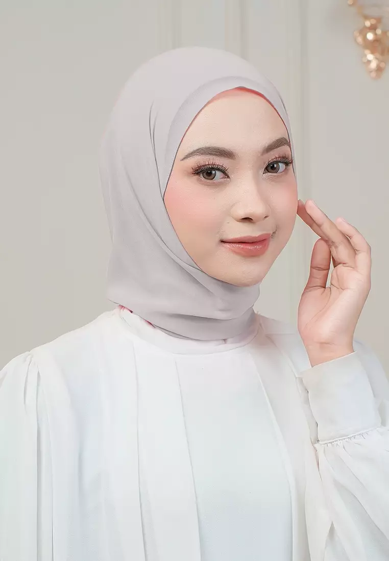 HIJAB INSTAN MAGNET SYIFA - GREY