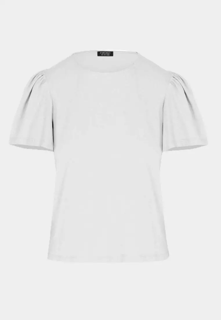 Cayla Gathered Sleeve Tee