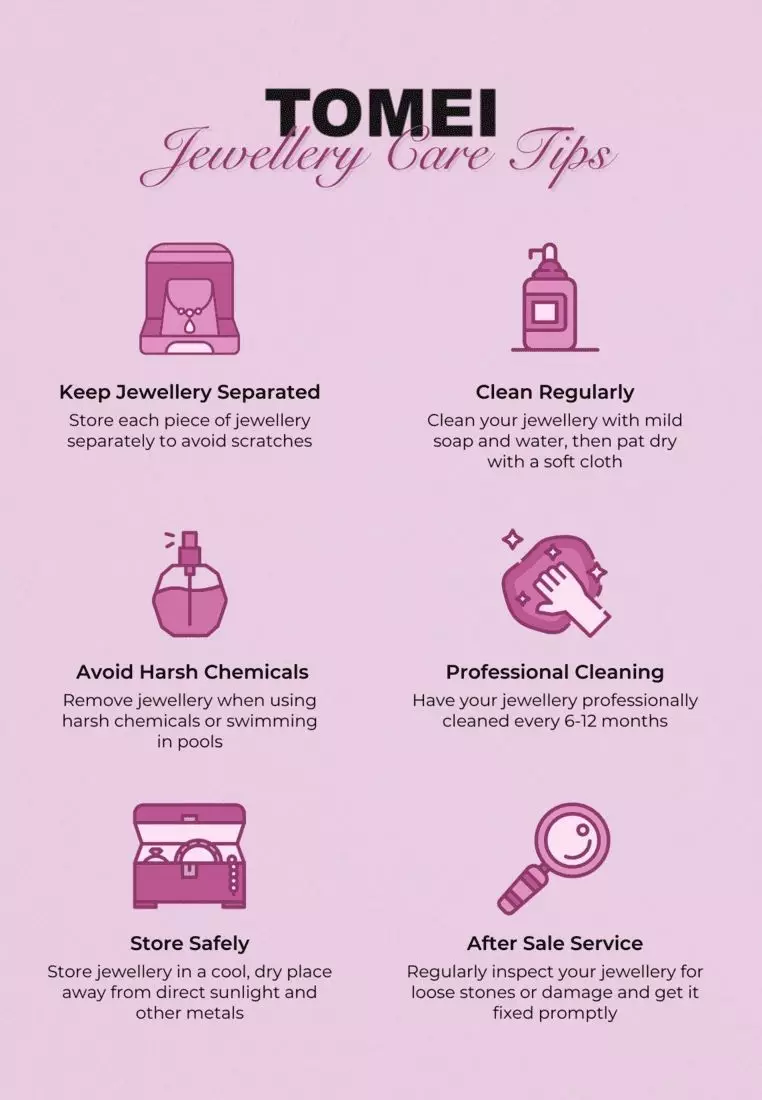 TOMEI Pearlfect Love Single Strand White Pearl Necklace