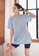 SKULLPIG blue Comfort Over Fit T-Shirt(Powder Blue) Quick-drying Running Fitness Yoga Hiking 03D26AA67F9D23GS_5
