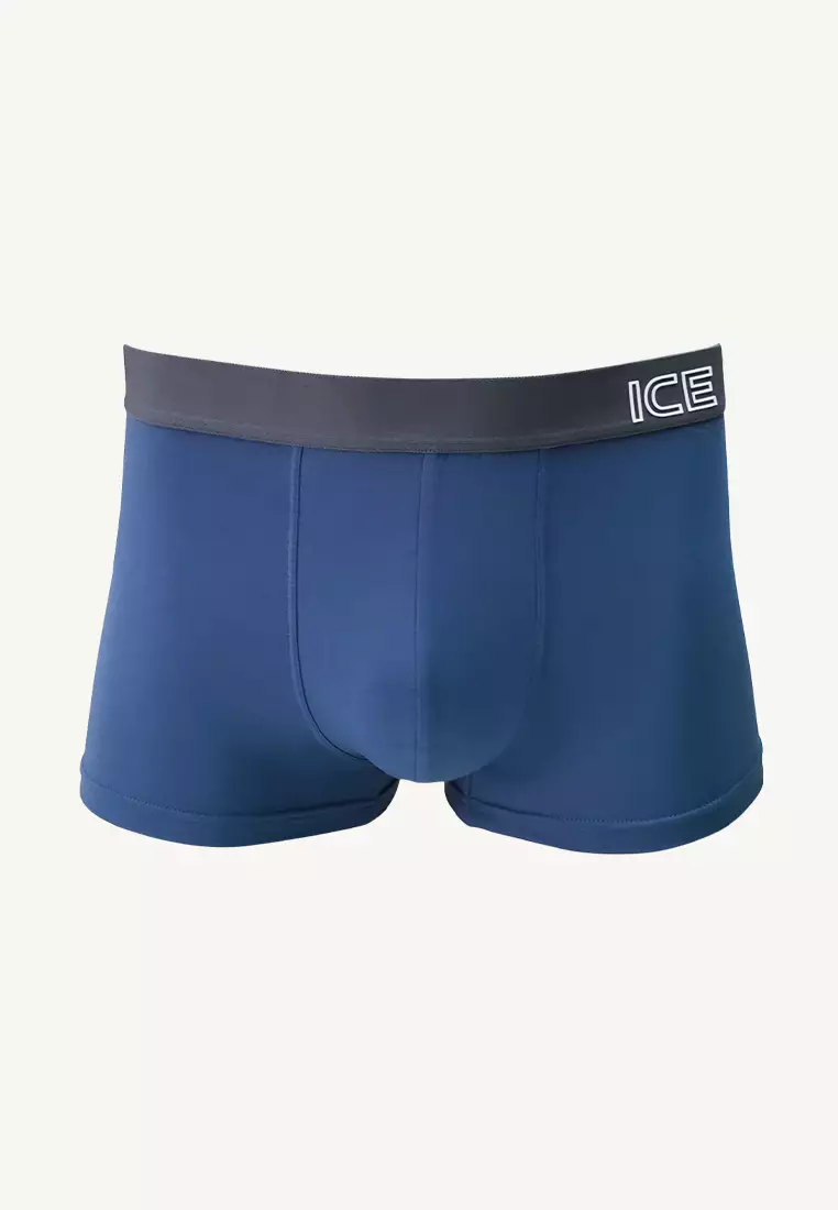  Ice Men Viscose With Spandex Men's Boxer Briefs Dusty01 - Dark Denim(Single Pack)