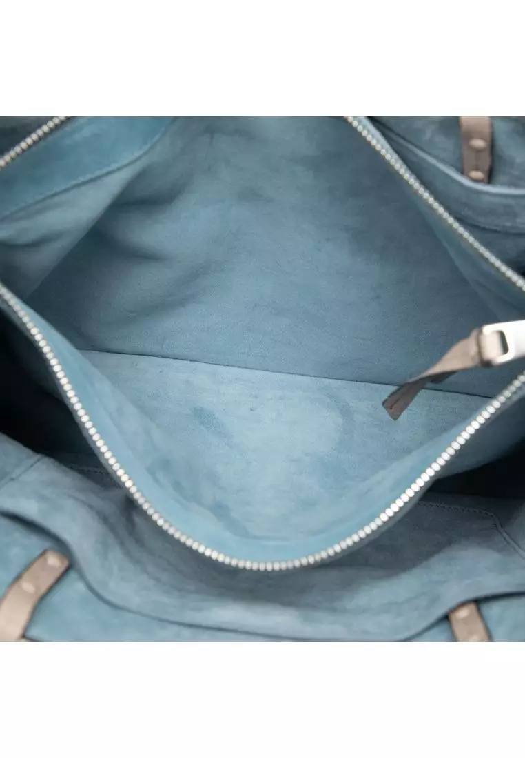 Pre-Loved Prada Glace Calf Etiquette Tote