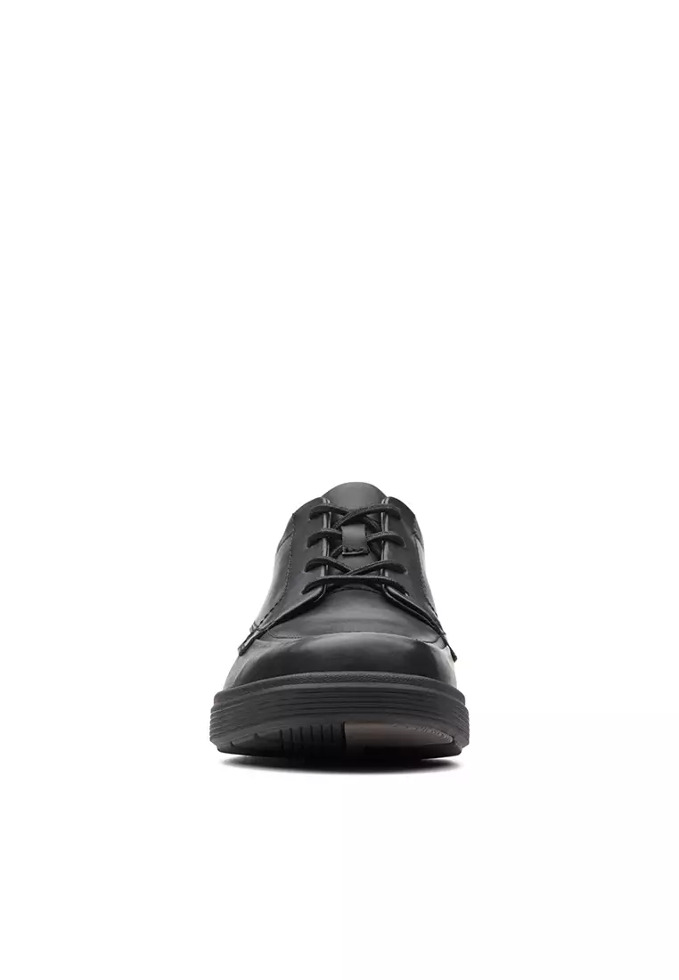 Mens Un Abode Ease Slip On shoes - Black Leather