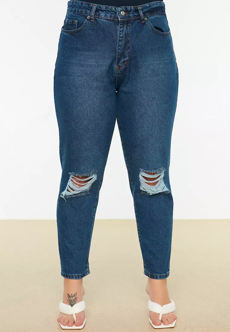 Plus Size Jeans, Curve Mom & Ripped Jeans