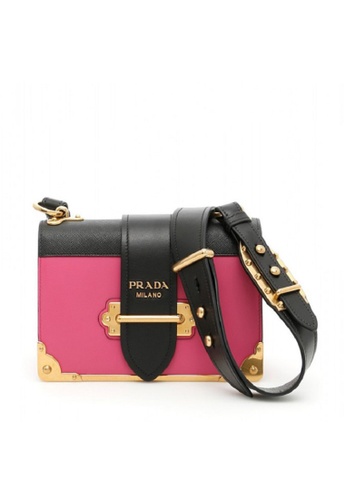 Buy Prada Prada Cahier Leather Shoulder Bag Online On Zalora Singapore