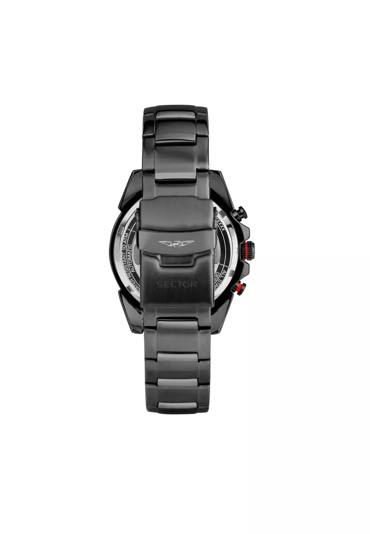 【3年保養】 Sector 450 43mm 男士石英腕錶 Luminous Dial Hands R3273776006 Japan Movement