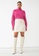 & Other Stories pink Cashmere Turtleneck Sweater C7A7DAA46A2933GS_4