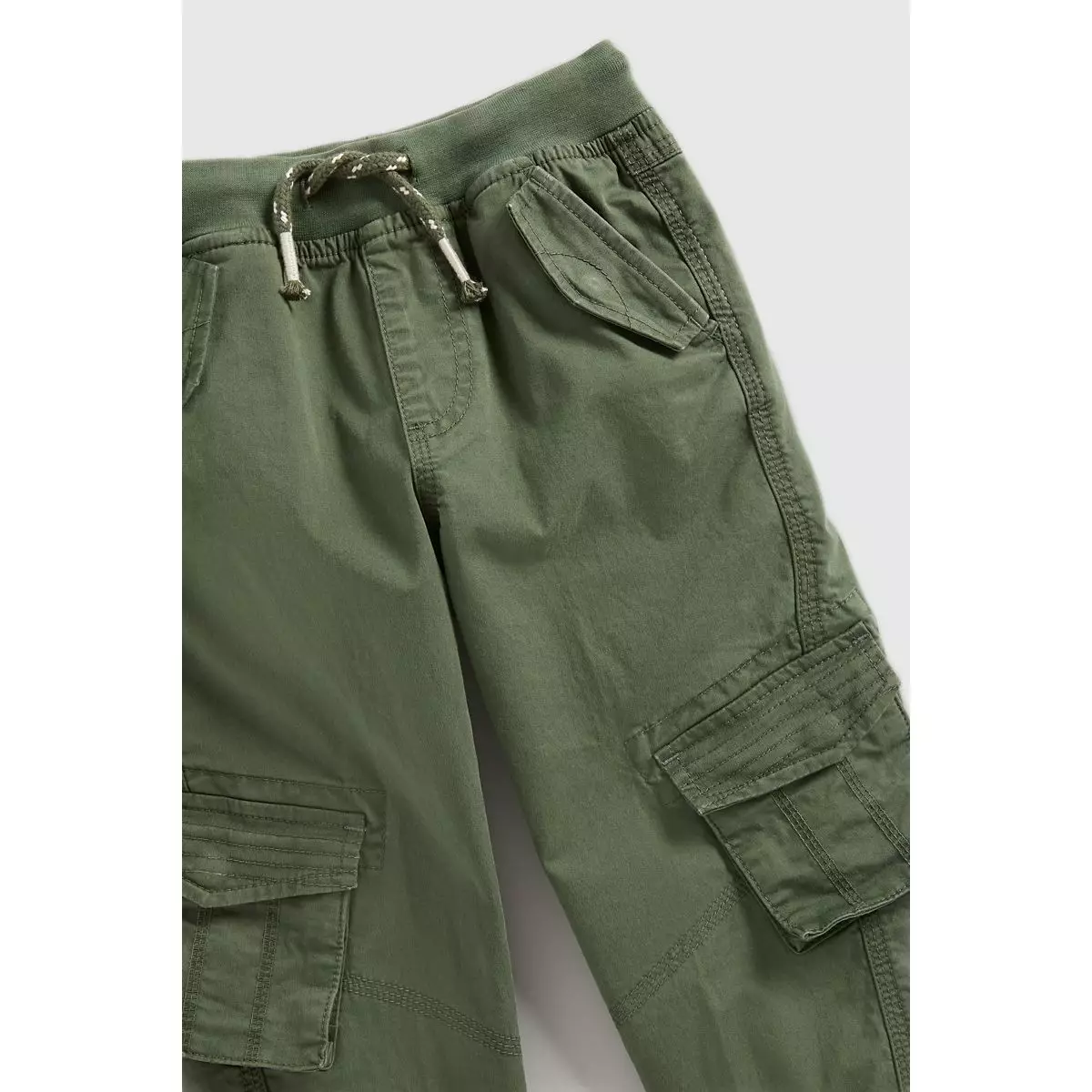 Mothercare Khaki Cargo Trousers - Celana Panjang Anak Laki (Hijau)