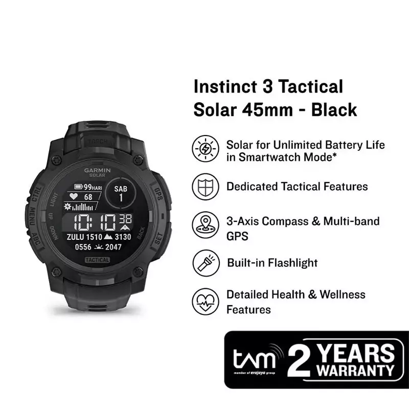 Garmin Instinct Solar Tactical Edition Jual Garmin Jam Tangan Pria
