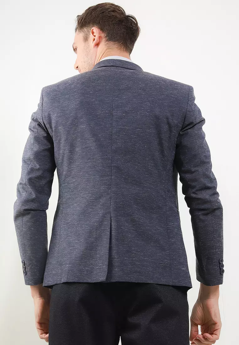 Office Wear Blazer BF002 - Notch Lapel, 1 Button