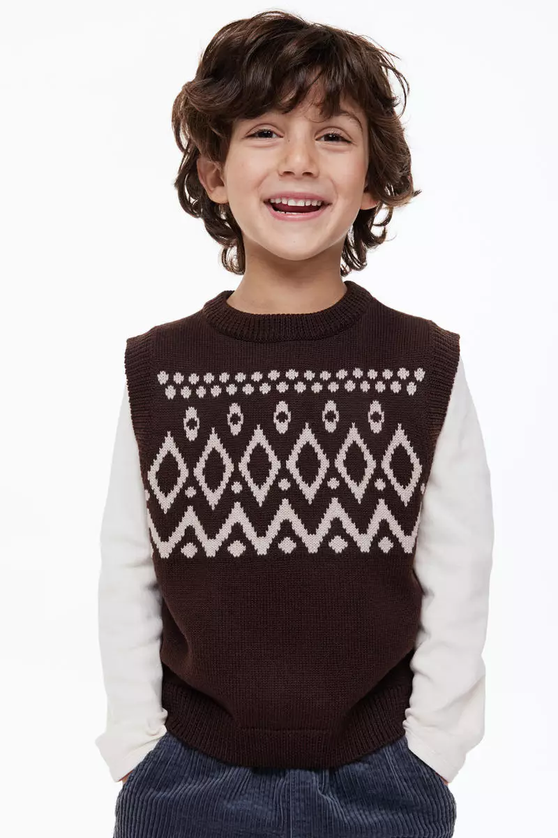 Buy Hu0026M Wool sweater vest Online | ZALORA Malaysia