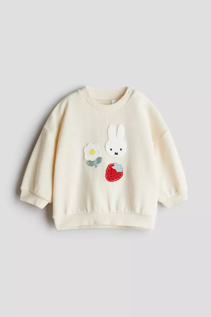 Appliquéd sweatshirt