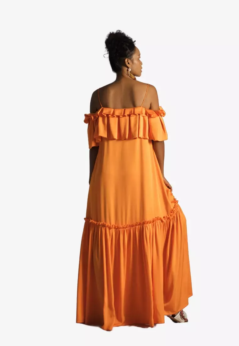 Summer Get Away Maxi Silk Dress
