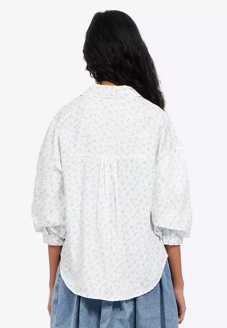 Printed Voluminous Blouse