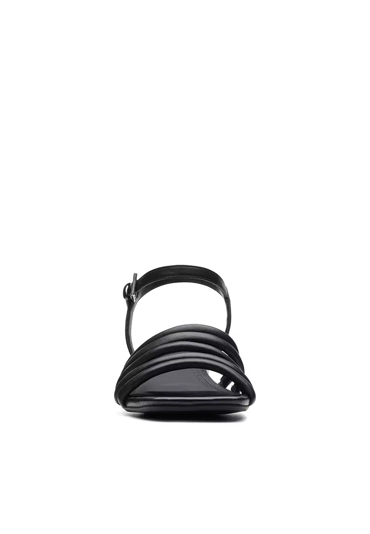 Clarks black strappy online sandals