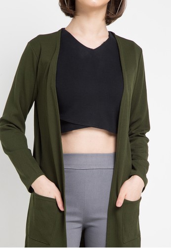 Jual Lavabra Long Sheer Knit Cardigan Original ZALORA 