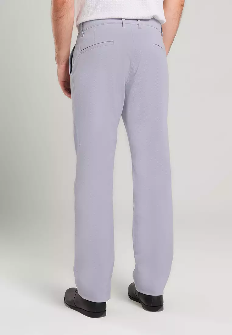 MOC Celana Panjang Chinos Pria Regular Fit Svarga - Light Grey