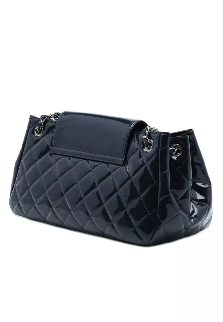 Pre-Loved Chanel Quilted Patent Reissue 2.55 Accordion Flap