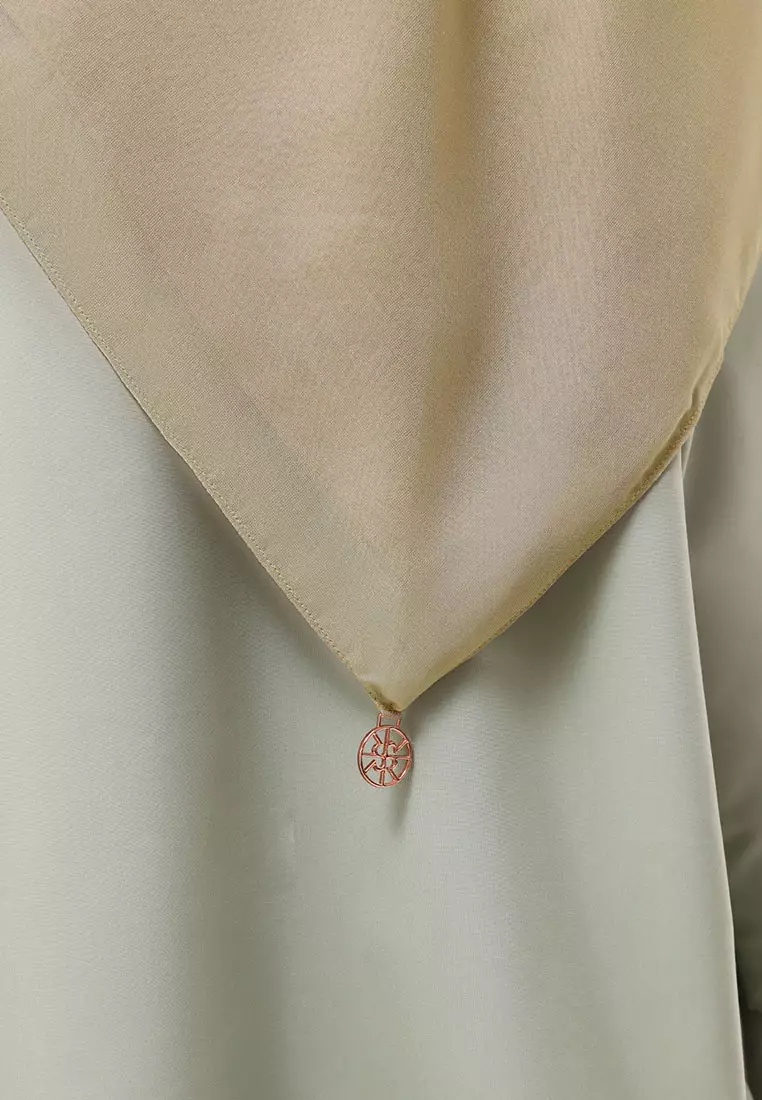 RiaMiranda Khaki Rarina Scarf