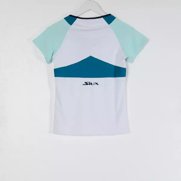 Kaos SIUX POULI TOSCA WHITE JERSEY PADEL LADIES TSHIRT 100% ORIGINAL