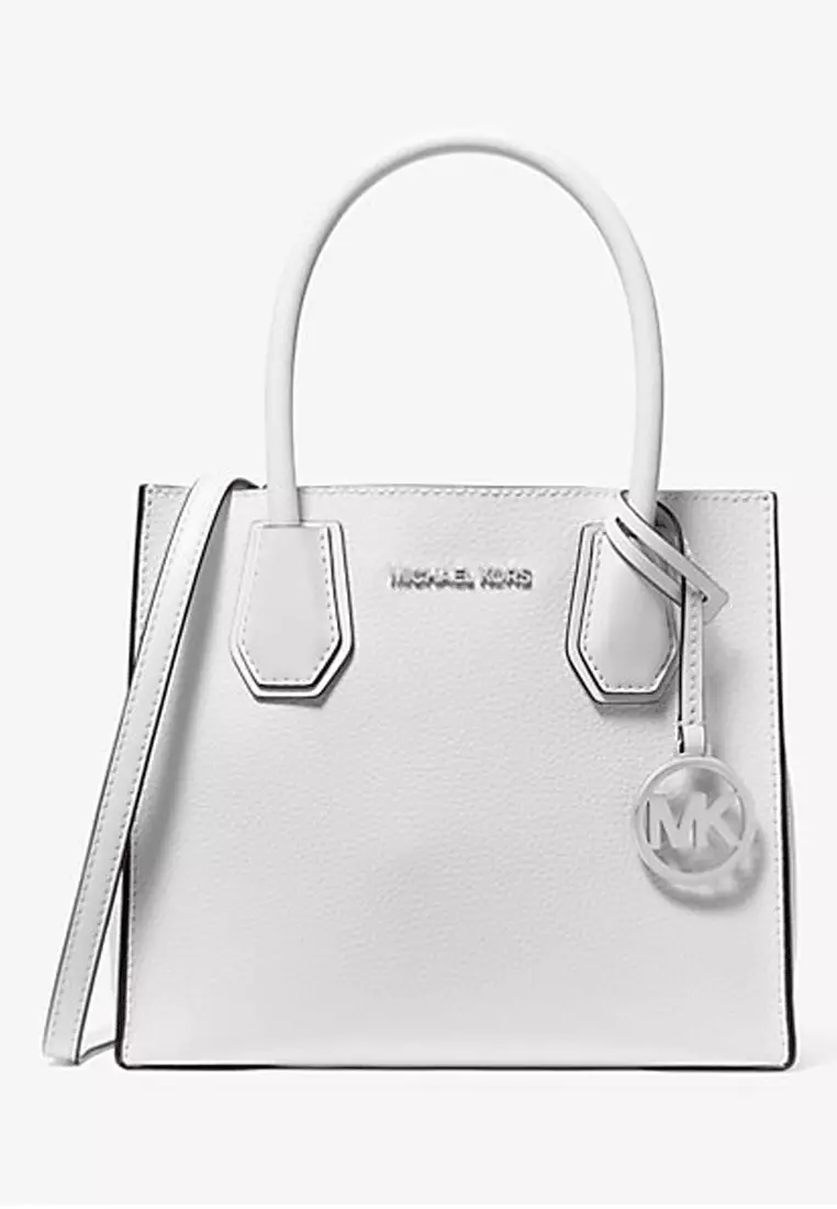 Buy MICHAEL KORS Mercer Medium Pebbled Leather Crossbody Bag 2025 - Main Image