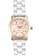 EGLANTINE gold EGLANTINE® Sara Pink Gold Plated Steel quartz Watch on White Ceramic bracelet 0C65DACE4522D6GS_2