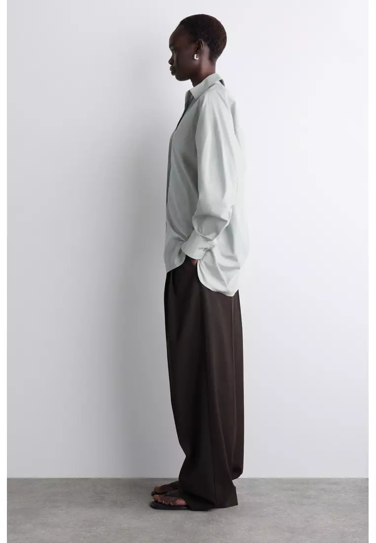 ROUNDED PIMA COTTON SHIRT