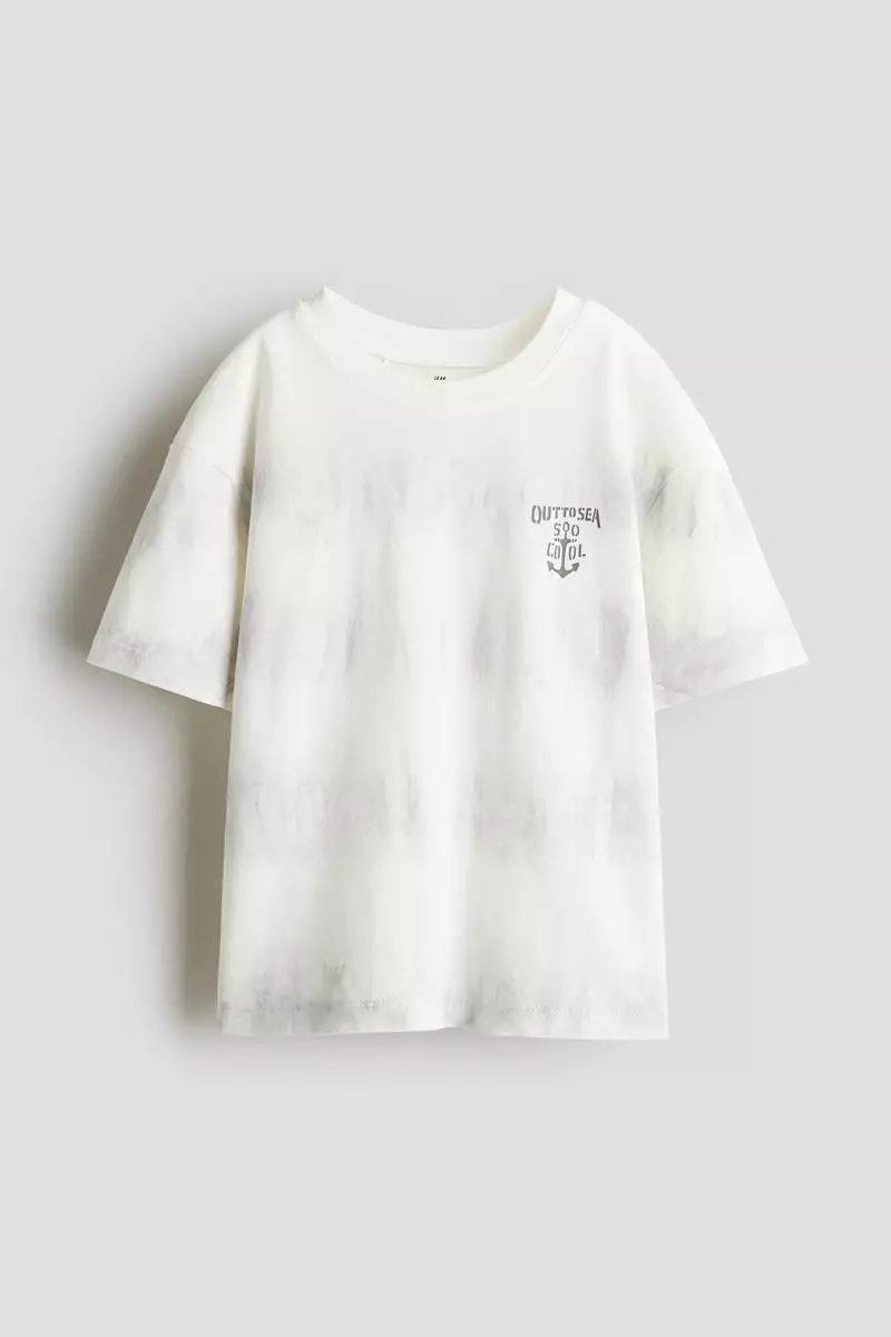 Printed cotton T-shirt