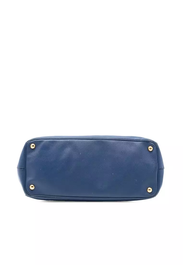 Pre-Loved Prada Large Saffiano Lux Galleria Double Zip Tote