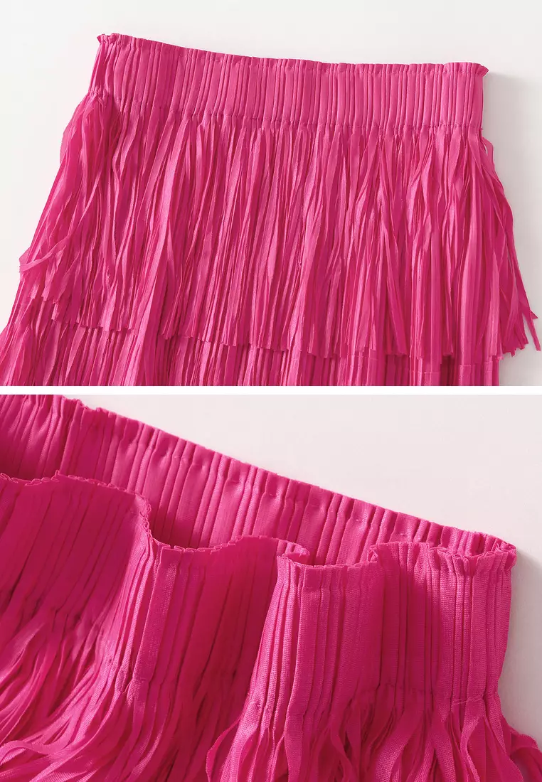 Tassel Tulle Tiered Skirt AF0666