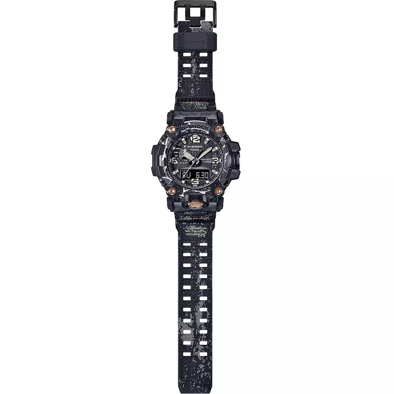 Jam Tangan Pria Casio G-Shock Mudmaster GWG-2000CR-1ADR Master Of G-Land Digital Analog Dial Black Resin Band