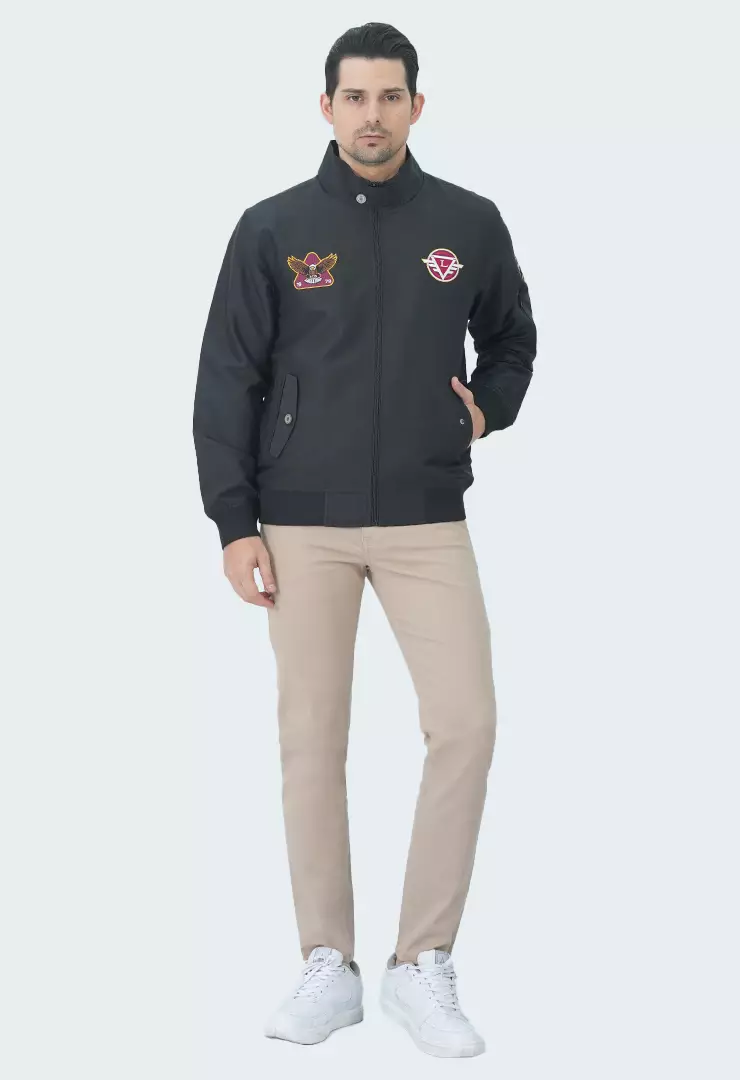 LGS - Jaket Pria - Patch LGS - Saku Vest - Hitam - JJK.558.212.001.C