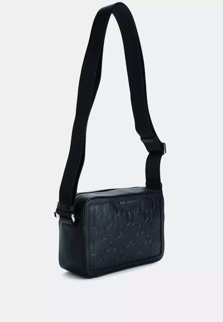 Buy Karl Lagerfeld K/Loom Leather Camera Bag 2026 Online | ZALORA
