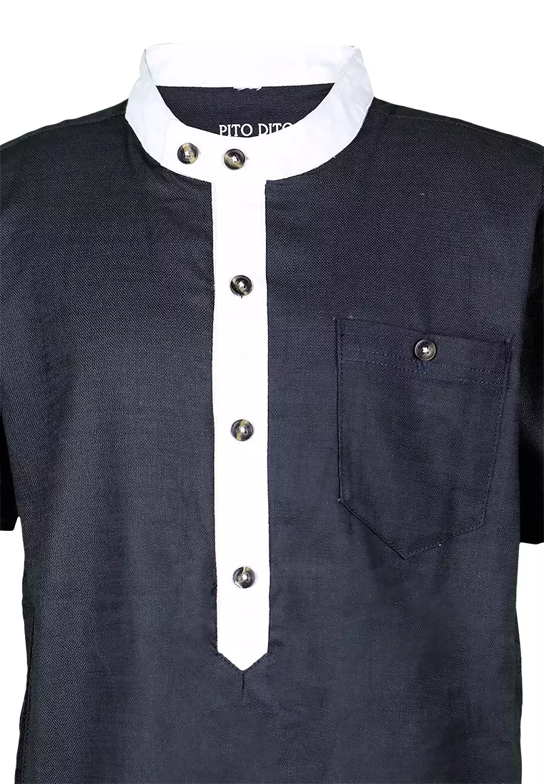 Pito Dito Boy Balaton Kemeja Ciang i Anak Hitam - Size 4
