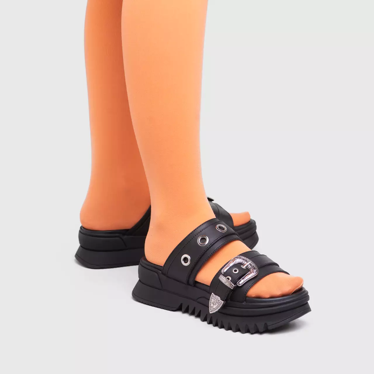Zavy Sandals Genuine Leather Black