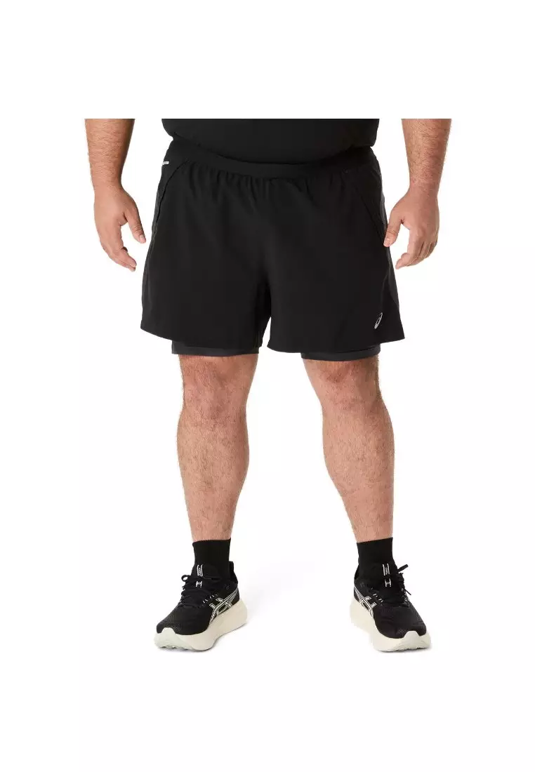 Buy ASICS Men ROAD 2N1 5IN SHORT 2026 Online | ZALORA