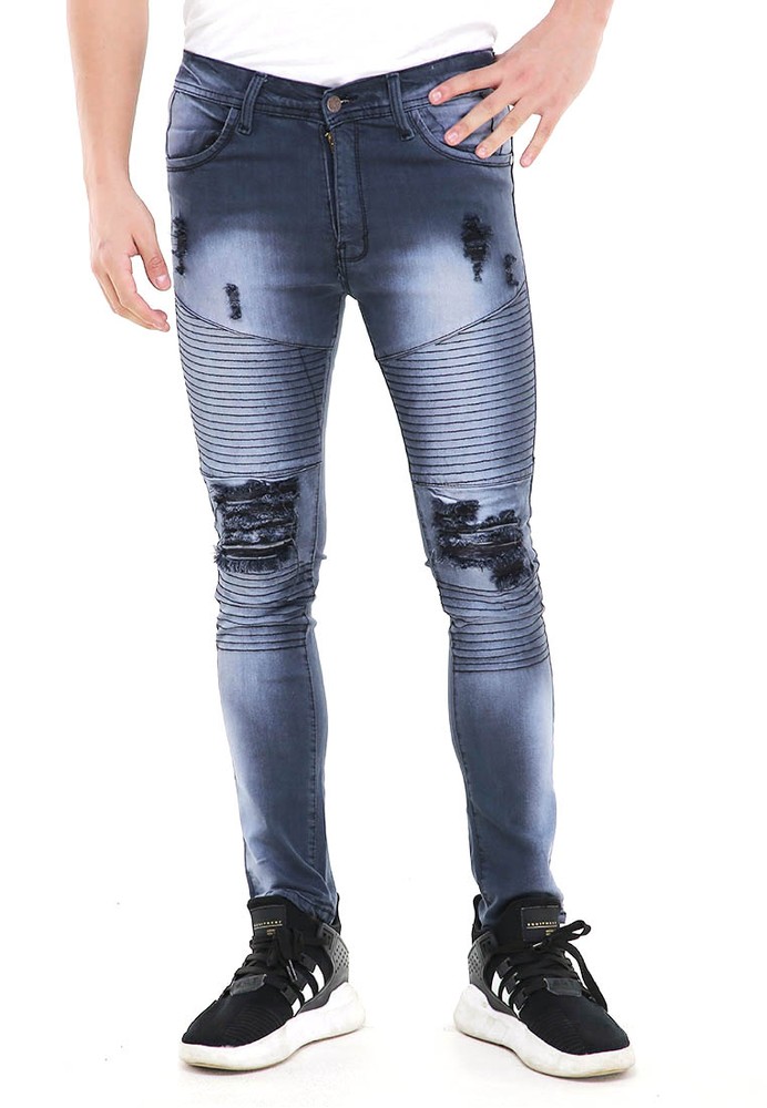 Jual Hamlin Hamlin Locko Celana Panjang Denim  Pria  Ripped 