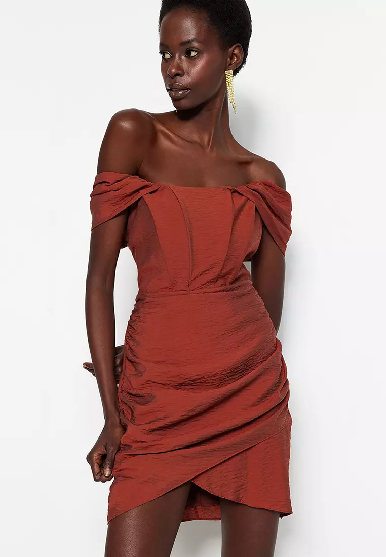 Off shoulder shop dress online shopping