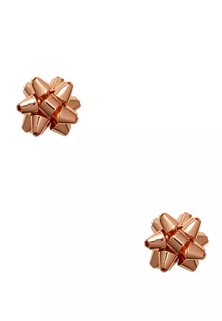 Jual Kate Spade Bourgeois Bow Studs Rose Gold Original 2025