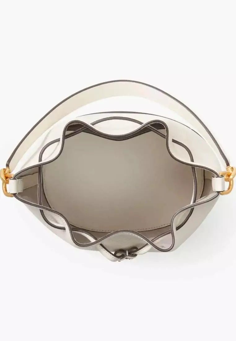 Kate Spade Gramercy Medium Bucket Bag Halo White