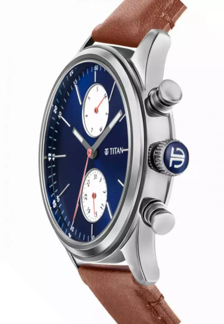 Buy Titan Titan Elmnt Brown Mesh Watch For Men TTN1805SL06 2026 Online ...