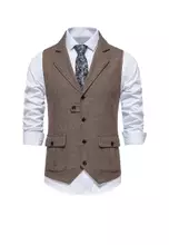 HAPPY FRIDAYS Lapel Suit Vest ZQ1318M88 2025 | Buy HAPPY