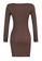 Trendyol brown Gathered Knitted Dress 05BE6AA2E0BC13GS_7