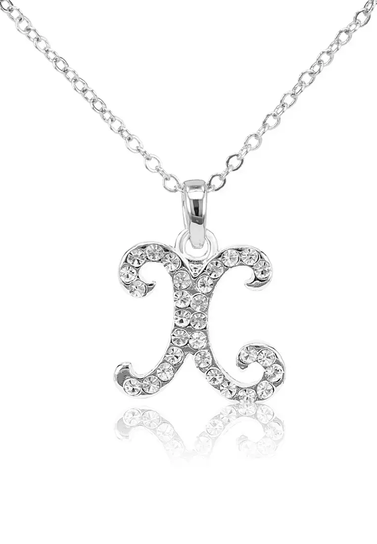 My Personalised Initial Letter Necklace - X