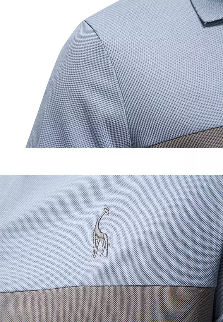 Color Matching Embroidery Polo Shirt AX-PL7002