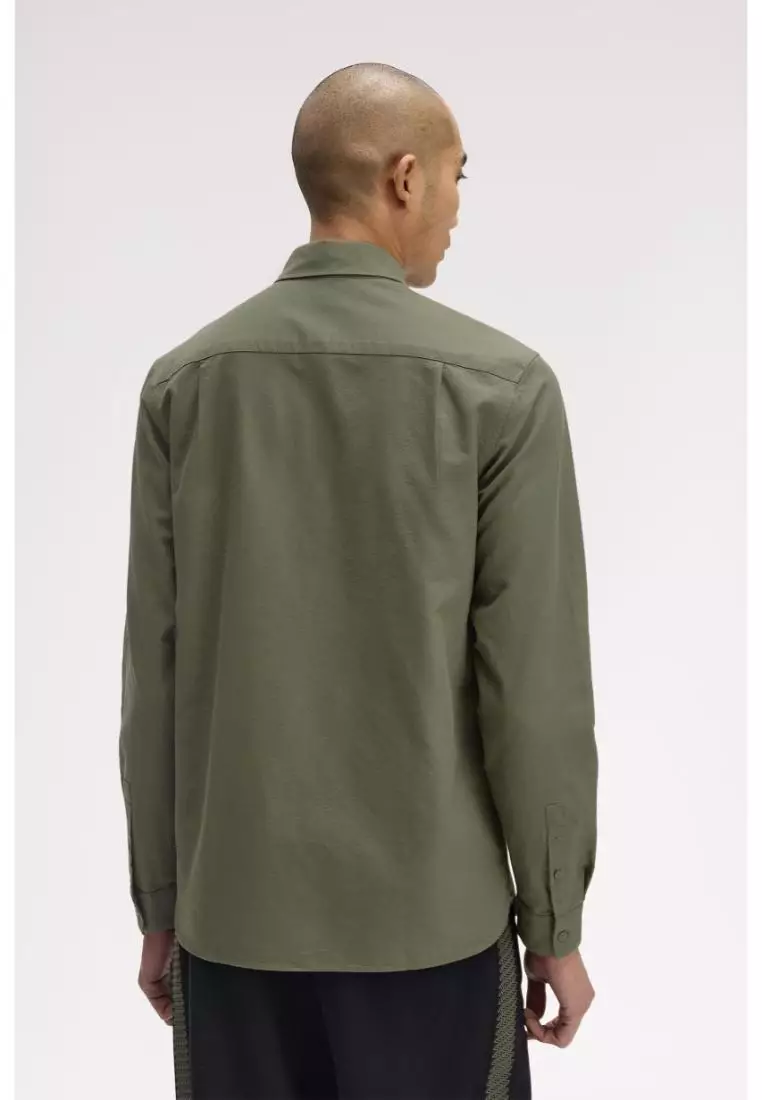 Buy Fred Perry Fred Perry M5516 Oxford Shirt (Laurel Wreath Green