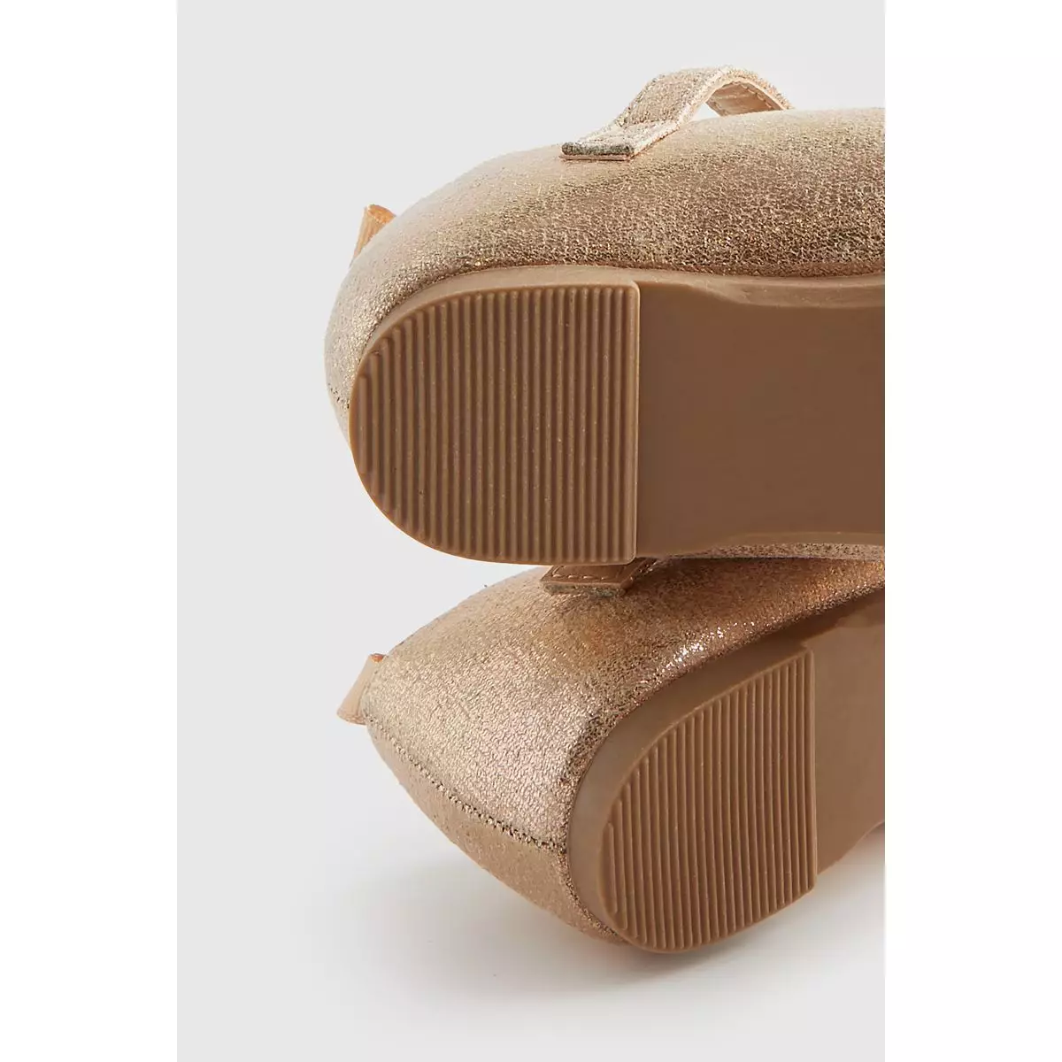 Mothercare Gold Ballerina Shoes - Sepatu Anak Perempuan (Kuning)