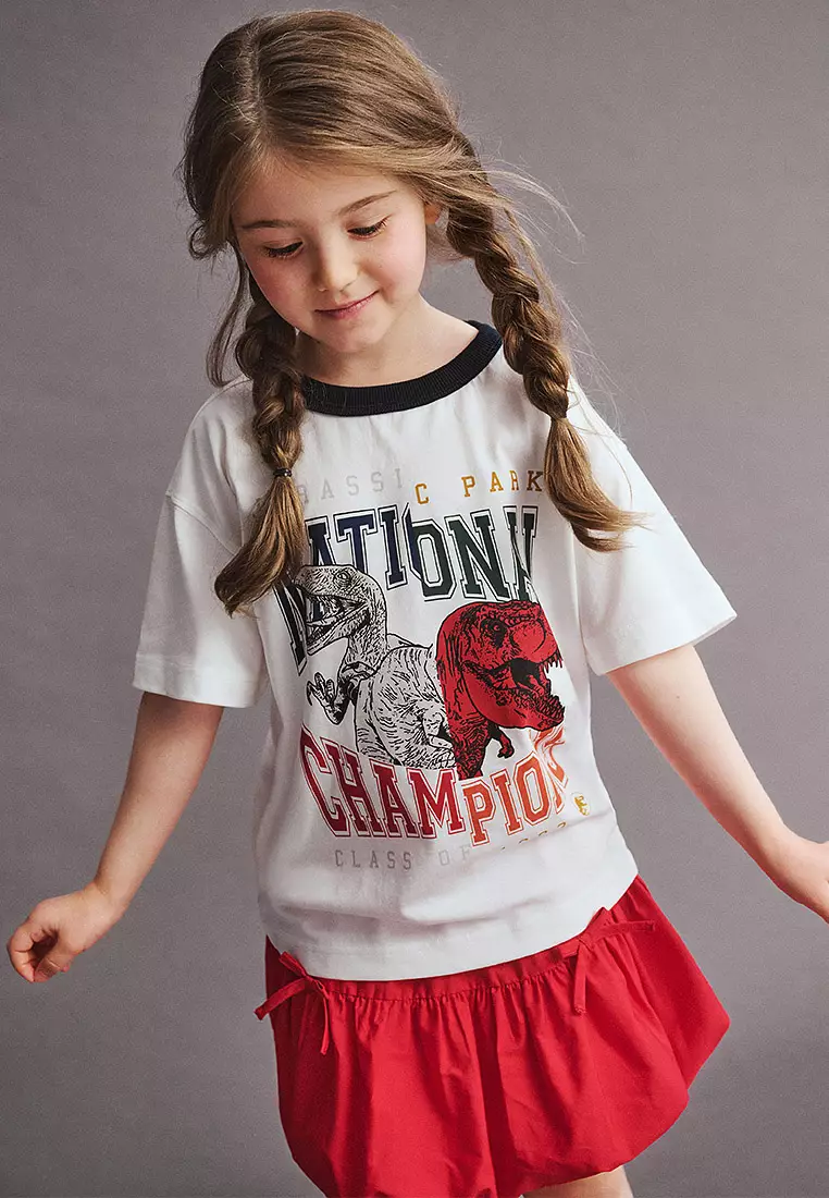 Licensed Drop Shoulder Short Sleeves Tee