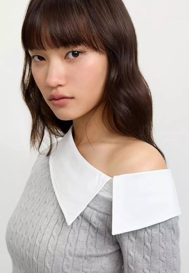 Asymmetric Top - Mid Grey