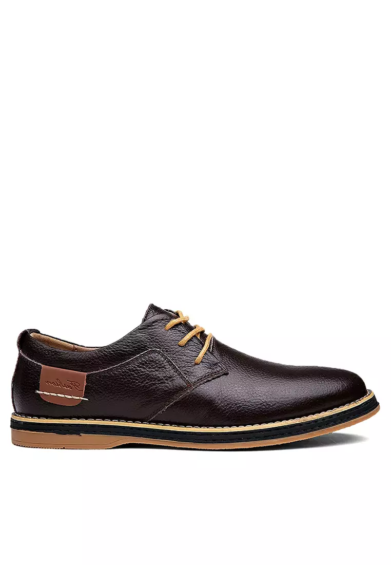 Grain Leather Derby Shoes YY6111